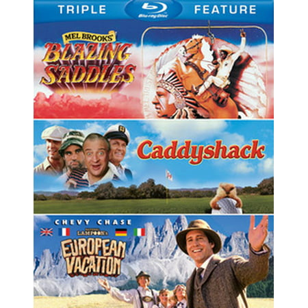 Blazing Saddles / Caddyshack / European Vacation (Blu-ray)