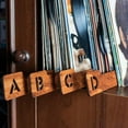 thumbnail image 5 of Deeceymbur Record Dividers 26 Letter Dividers Wooden Record Letter Dividers, 5 of 5
