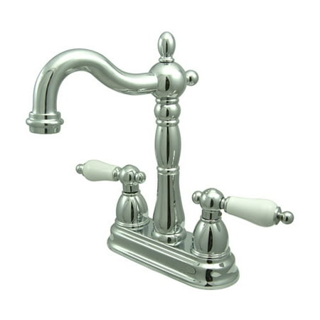 UPC 663370023224 product image for Kingston Brass KB149. PL Bar Heritage Faucet Double Handle; Polished Chrome | upcitemdb.com