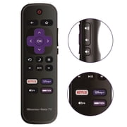 OEM Replacement Remote Control Compatible with All Hisense Roku TV Smart 4K Ultra HDTV 【Only Works with Hisense Roku TV, Not for Roku Stick and Roku Box】 (Netflix/Disney Plus/Apple TV+ / HBO Max)