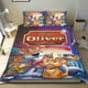 thumbnail image 1 of Oliver y Compañía Conjunto de sábanas temático, trío de piezas, cómodo y amigable con la piel, diseño único, regalo de decoración para el hogar para familiares, amigos y fans,140cm *210cm, 1 of 6