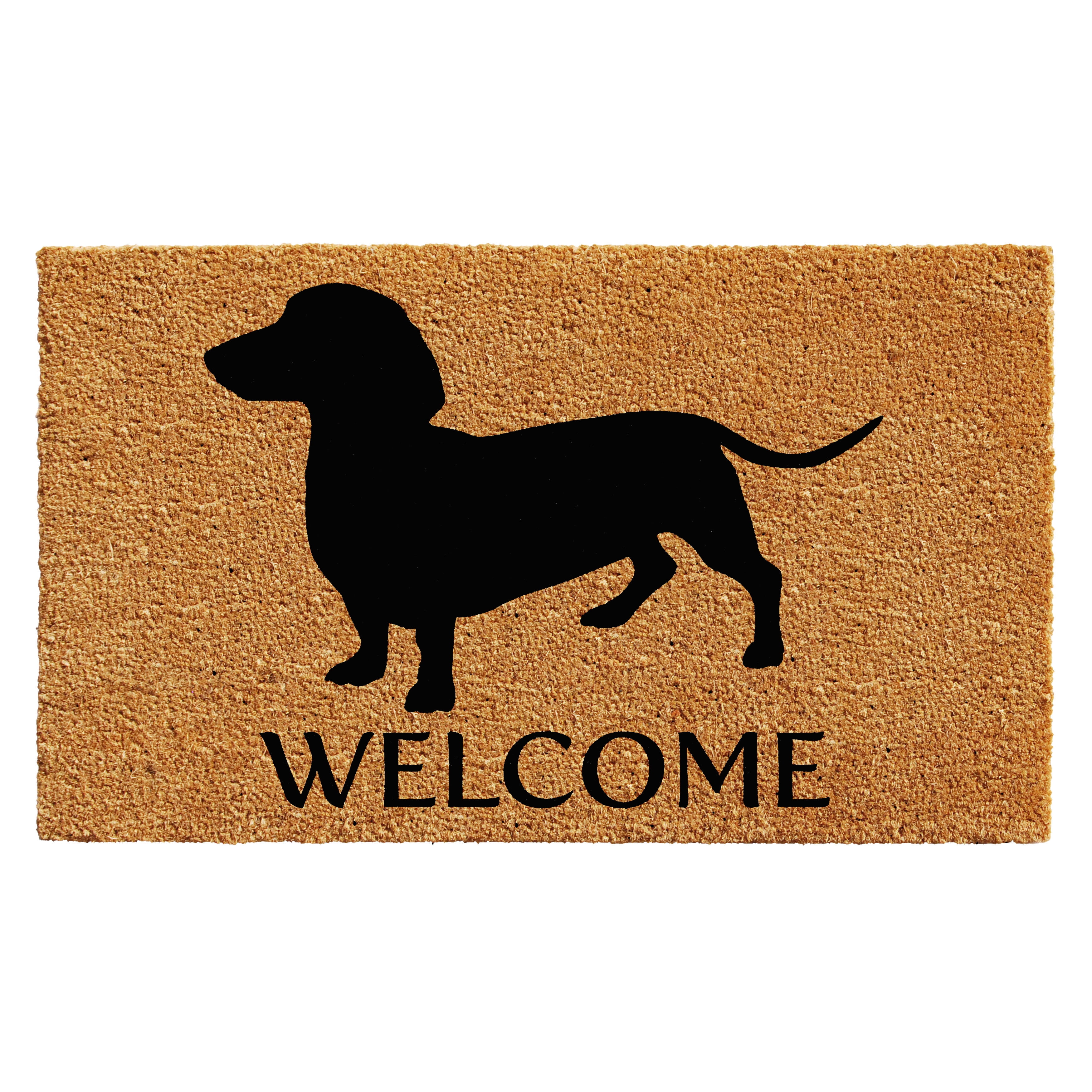 Lovely Dachshund Dog Printed Hallway Carpet Anti-slip Mat  Rugs Front Door Mats 