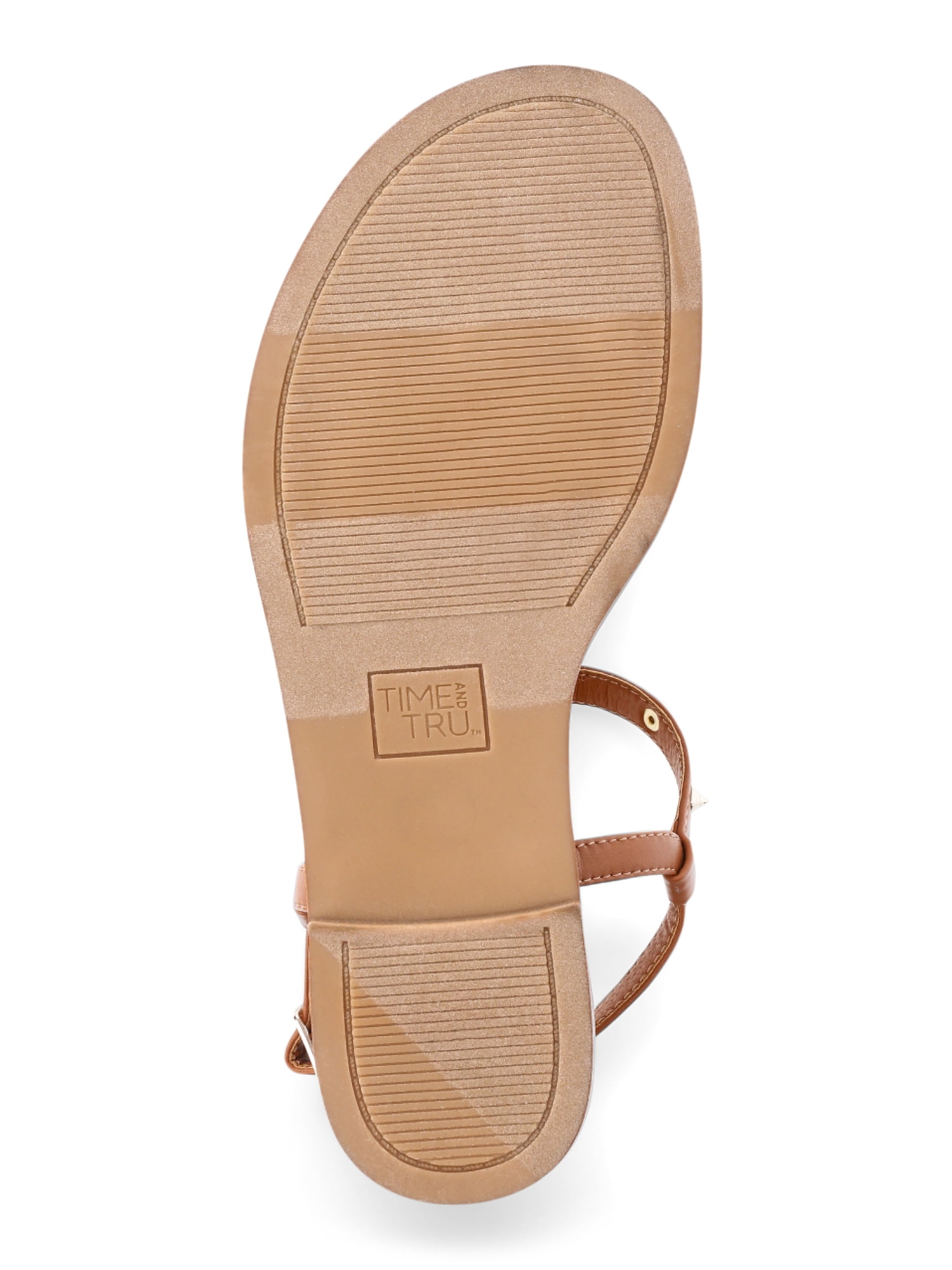 Time and Tru Women's Jeweled T-Strap Sandal