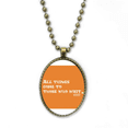 thumbnail image 1 of Collier Pendentif Chaîne Vintage Motivation Anglaise Collection de Bijoux, 1 of 3