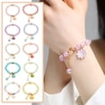 thumbnail image 2 of QHUDLV Korean Crystal Bracelet Bracelet Beads Cute Girly Fashion D5, 2 of 9