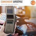 thumbnail image 6 of Decase Premium Magnetic Flip Detachable Wallet Case for iPhone 16 Plus,Shock-Absorbent PU Leather + TPU Back Cover with Credit Card Slots, Anti-Scratch,Fit Mag-Safe Car Mount,Gray, 6 of 9