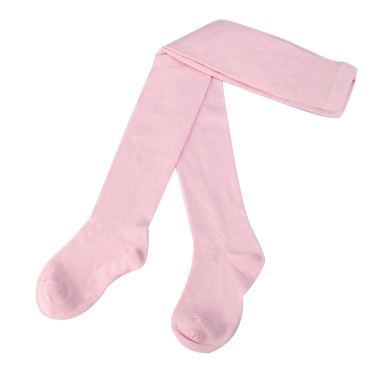 Binpure Kids Baby Girls Cotton Tights Pure Color Warm Soft Elastic High