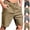 Khaki, variant on Chiccall Men's Dress Shorts Stretch Casual Loose Work Shorts for Men with Pockets Back Elastic