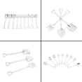 thumbnail image 7 of 9 Pieces Shovel Spoon Fork Coffee Handle Dessert Ice Cream Shape Fruit, 7 of 7