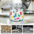 thumbnail image 6 of Yayeee Ashtray with Lid for Cigarette Smokeless Stainless Steel Home Ash Holder, Colorful Round, 6 of 7