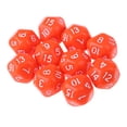 thumbnail image 1 of 10 piezas de acrílico de 16 dados laterales poliédricos dados 16-Die D16 para de de , Naranja Hugo Dados poliédricos, 1 of 7