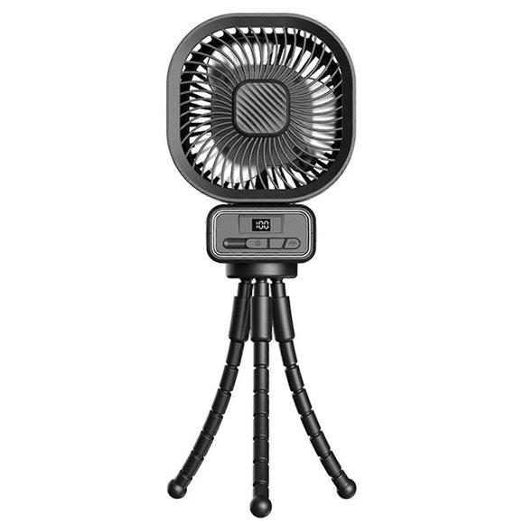 2025 Baby Stroller Fan 360 Degree Rotation Octopus USB Rechargeable Fan Desk Cooling Fan for Camping, Desktop & Travel