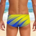 thumbnail image 4 of kamemir Men Swim Brief Mens Summer Stretch Swimming Briefs 3D Printed Elastic Band(Blue,S), 4 of 5