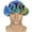 Blue purple green, variant on Sweet Girls Crochet Ruffled Brim Bucket Hat Cute Ladies Fisherman Hat Exaggerated Style Teens Winter Windproof Hat