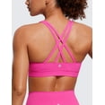 thumbnail image 5 of CRZ YOGA Women's Strappy Sports Bras Fitness Workout Padded Yoga Top Criss Cross Back, 5 of 6