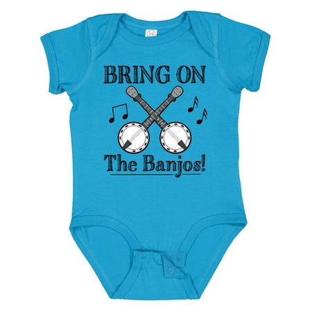 

Inktastic Banjo Music Bluegrass Gift Baby Boy or Baby Girl Bodysuit