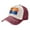 Dark Red, variant on Flag Of Arizona Distressed Baseball Cap Dad Hats for Men Women Vintage Trucker Hat Low Profile Ball Caps