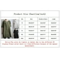 thumbnail image 4 of Gibobby Playera&nbsp;Moda Tops Camiseta para mujerSolid DailyLoose Fashion Top（Verdinegro， XXL), 4 of 5