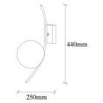 thumbnail image 3 of Opviq , Hilal , Black / White Wall Lamp, 3 of 5