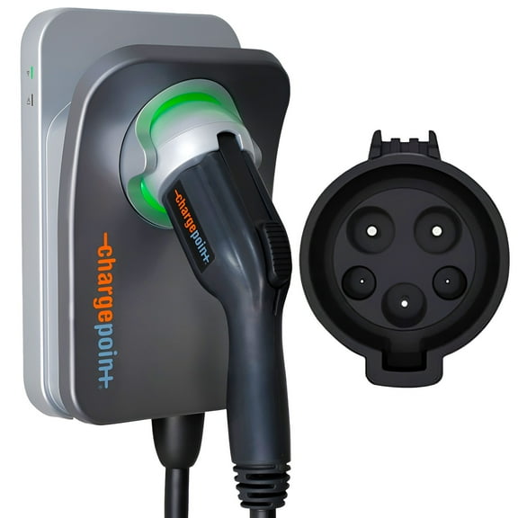 Pre-Owned ChargePoint 240V Smart Flex Hardwire Charge Station20-80A Breakers