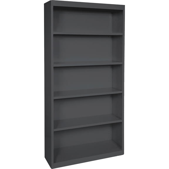 Lorell, LLR41291, Fortress Series Bookcases, 1 Each, Black