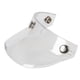 thumbnail image 5 of Visera para casco de motocicleta con 3 cierres universales, repuestos directos. Claro, 5 of 5
