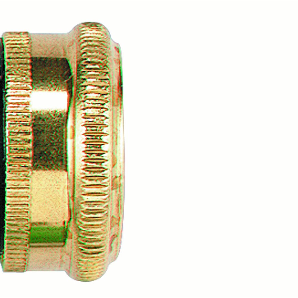 Orbit 3/4" Brass Watering Garden Hose Cap Fitting for Capping Water Hose 50061