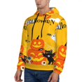thumbnail image 3 of Sikiie Happy Halloween1 Men's Hoodie, Essentials Hoodie, Sweatshirt, Pullover Hooded Sweatshirt for Men-Large, 3 of 7