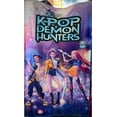 thumbnail image 1 of Exclusiva! Cobija Frazada Ultra Suave K-Pop Demon Hunters HUNTRIX Lila, 1 of 1