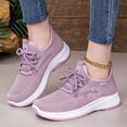thumbnail image 2 of Sewkxo Womens Running Shoes Slip-on Walking Tennis Sneakers Lightweight Breathable Casual Soft Sole Mesh Workout Sports Shoes,Light Purple 38, 2 of 4