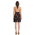 thumbnail image 3 of Madden NYC Juniors and Juniors Plus Woven Halter Dress, Sizes XS-4X, 3 of 5