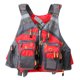 thumbnail image 1 of Chaleco de pesca con mosca ajustable Chaleco de malla ajustable con 13 bolsillos Soporte Gargantilla Cordón Bolsillo trasero con cremallera - rojo Sunnimix Chaleco de pesca con mosca, 1 of 8