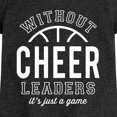 thumbnail image 3 of Instant Message - Basketball Without Cheerleaders it's Just a Game Fitted Short Sleeve Graphic T-Shirt, 3 of 6