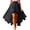 Black, variant on Women's High Low Tulle Tutu Skirts Elastic High Waisted Irregular Flowy Layered Skirts Fashion Carnival Party Outfits Black One Size