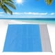 thumbnail image 5 of Manta de playa ANGGREK tela de poliéster impermeable 210T fácil de limpiar Tapete de picnic plegable con 4 clavos para exteriores, 5 of 8