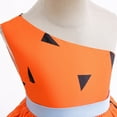 thumbnail image 6 of Kids Girls One Shoulder Dress Halloween Costume Fancy Outfits+Bag+Headwear, 6 of 7