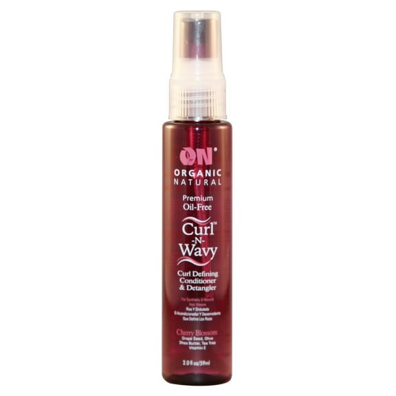 On Organic Natural Curl-N-Wavy Curl Defining Conditioner & Detangler, Cherry Blossom 2 oz