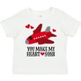 thumbnail image 3 of Inktastic Valentines Day Airplane Hearts Boys or Girls Toddler T-Shirt, 3 of 5