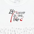thumbnail image 4 of Inktastic Life is Better at the Lake Fishing Pole with Bobber Girls Baby Dress, 4 of 5