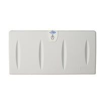SafetyCraft Horizontal Wall-Mounted Baby Changing Station, Light Gray (100-EH-SC)