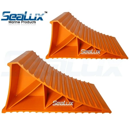 SeaLux Marine Wheel Chocks in pair for Tire up to 20