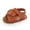 Brown, variant on Baby Toddler Infant Girls EVA Soft Open Toe Summer Sandals Flower Princess Flat Shoes