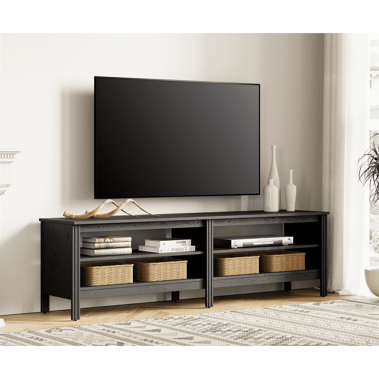 Panana TV Stand, Classic 4 Cubby TV Stand for 65 inch