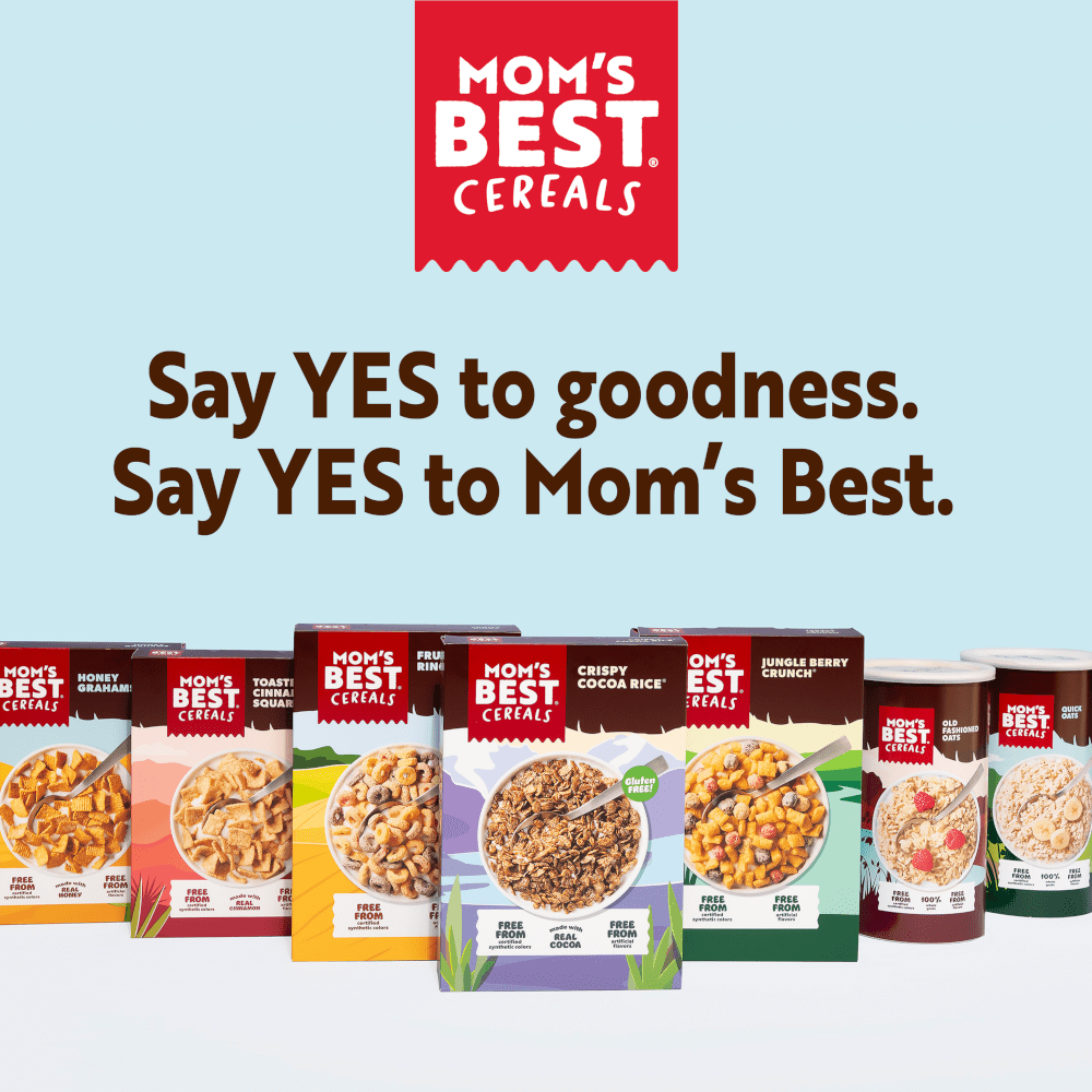 Mom's Best Crispy Cocoa Rice Cereal, Gluten Free, Crunchy Chocolate Breakfast Cereal,  17.5 oz Box