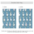 thumbnail image 4 of Yayeee Garden Flag 12"x18" Double Sided Outdoor Yard Lawn Holiday Decorations, Blue Duck Pattern, 4 of 6