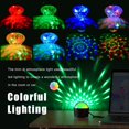 thumbnail image 2 of Paquete de 2 luces de discoteca HOVOYNN, recargables por USB, activadas por sonido, 2 of 7