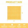 thumbnail image 2 of AUQ Picnic Blankets,Soft Portable Waterproof Blanket with Water-Blocking Layers,Lightweight Camping Blanket for All Terrains,78*78inch,Yellow, 2 of 3
