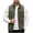 Army Green, variant on Riecok Fleece Vest for Men with Pockets Sleeveless Stand Collar Zip up Jackets Thermal Solid Warm Casual Outerwear Dark Gray XL