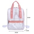 thumbnail image 1 of Mochila transparente de PVC para viaje, bolso escolar de seguridad, a la moda, para mujer Fivean unisex, 1 of 2
