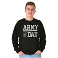 thumbnail image 4 of US Army Dad Military Father Star Logo Men's Big & Tall Crewneck Sweatshirt Brisco Brands 4X, 4 of 5